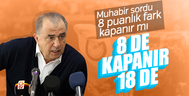 fatih terim 8 puan fark kapanir