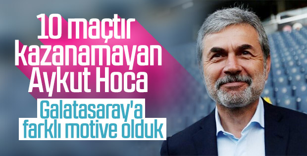 Aykut Kocaman: Galatasaray maçına hazırız