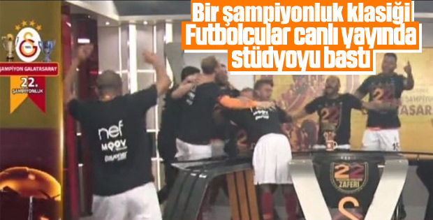 GS TV'de canlı yayına şampiyonluk baskını