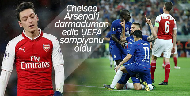 Arsenal'e 4 atan Chelsea, Avrupa Ligi'ni kazandı