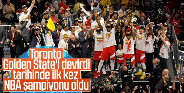 NBA'de şampiyon Toronto Raptors