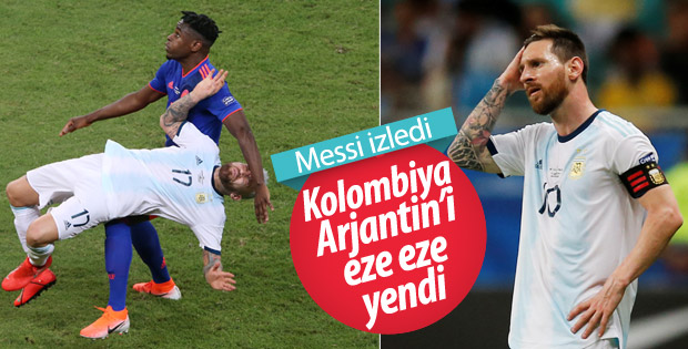 Arjantin Copa America'da Kolombiya'ya boyun eğdi