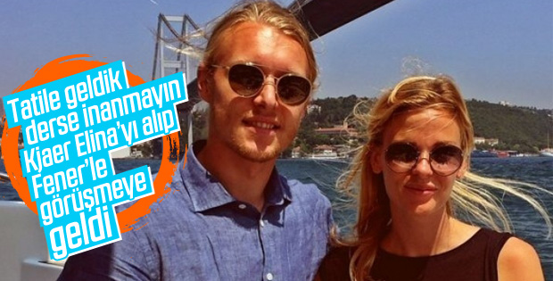 Simon Kjaer İstanbul'da