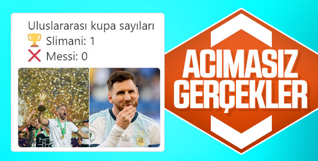 Slimani'nin ilk uluslararası kupası