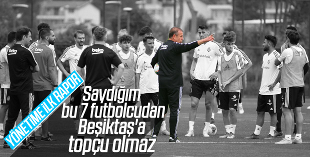 Beşiktaş'ta 7 futbolcu gönderiliyor