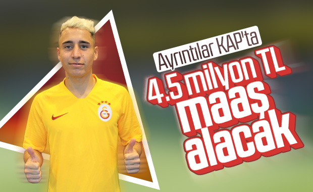 Galatasaray Emre Mor'u KAP'a bildirdi
