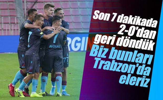 Trabzonspor, Sparta Prag ile 2-2 berabere kaldı