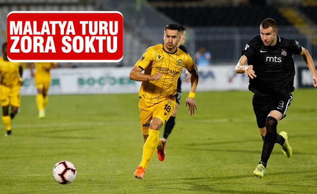 Yeni Malatyaspor Avrupa Ligi'nde Partizan'a yenildi
