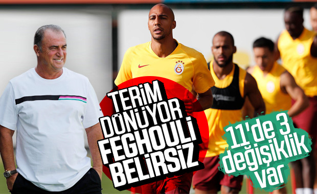 Galatasaray'ın Konya maçı 11'i netleşiyor
