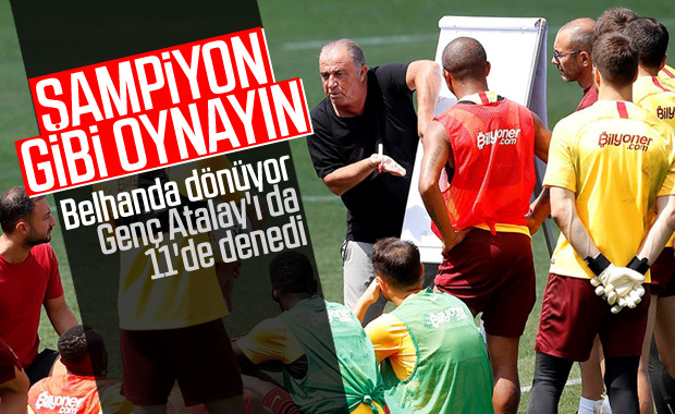 Fatih Terim'in Kayserispor maçı 11'i 