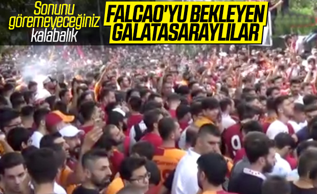 Galatasaray taraftarı Falcao'yu bekliyor
