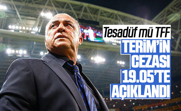 Fatih Terim'in cezası belli oldu