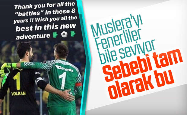 Muslera'dan Volkan'a veda mesajı