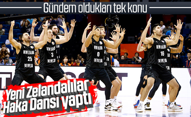 Yeni Zelandalı basketbolcuların Haka Dansı