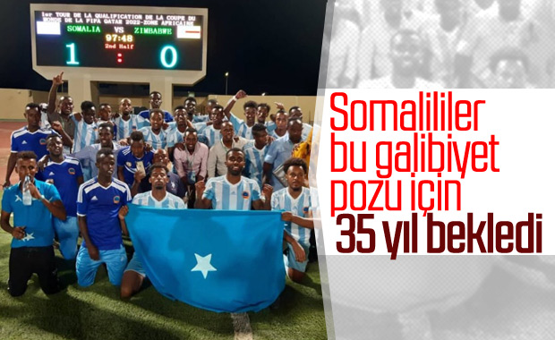 Somali 35 yıl sonra maç kazandı