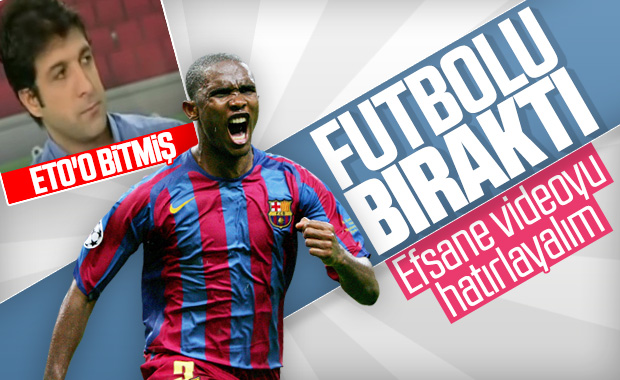 Samuel Eto'o aktif futbol hayatına nokta koydu