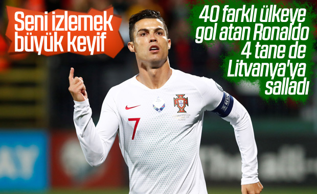 C.Ronaldo gollerine devam ediyor