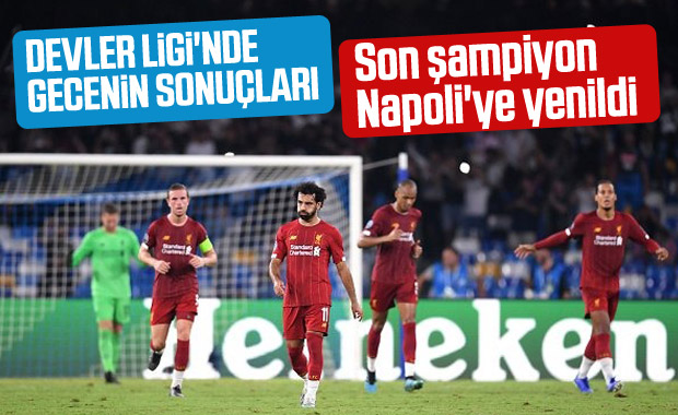 Şampiyonlar Ligi'nde gecenin sonuçları