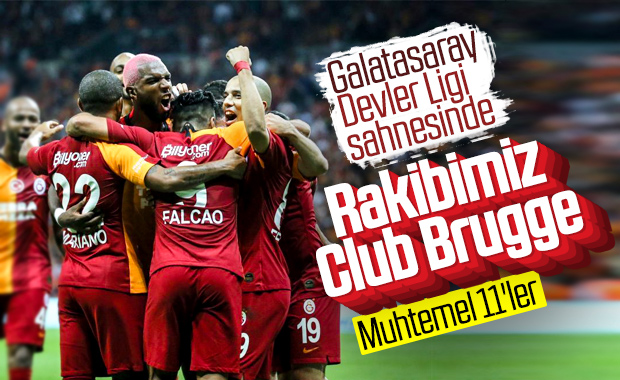 Club Brugge-Galatasaray maçının muhtemel 11'leri