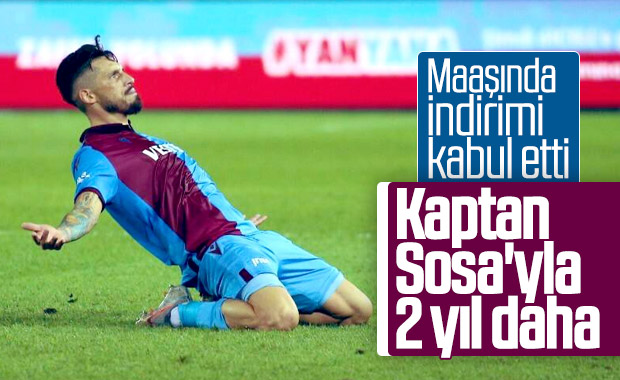 Trabzonspor, Sosa'yla uzatıyor
