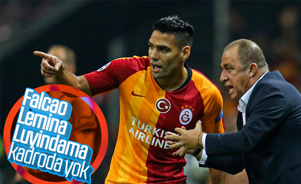 Galatasaray'da Falcao Gençlerbirliği maçında yok