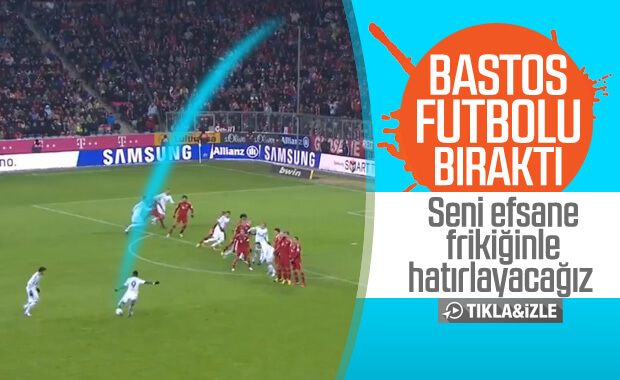 Bastos yeşil sahalara veda etti