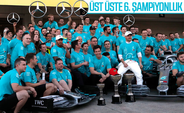Bottas kazandı Mercedes şampiyon oldu