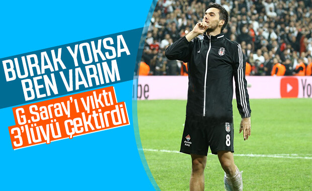 Burak Yılmaz'ın yokluğunda Umut sahneye çıktı