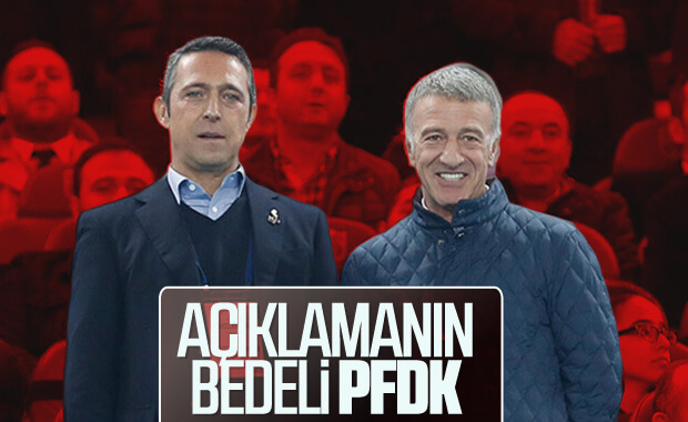 Ali Koç ve Ahmet Ağaoğlu PFDK'ya sevk edildi