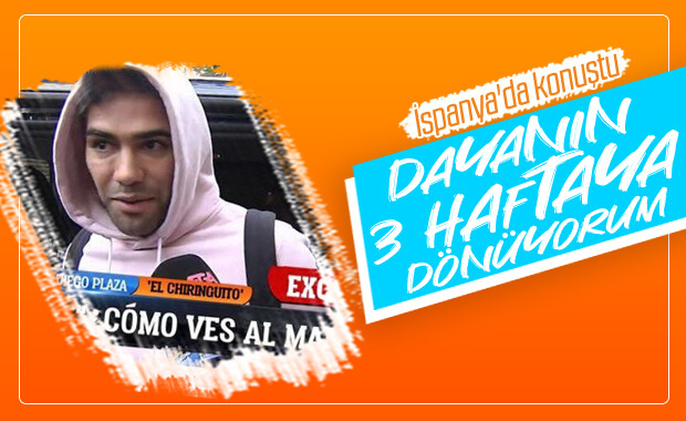 Radamel Falcao: Tedavim iyi gidiyor