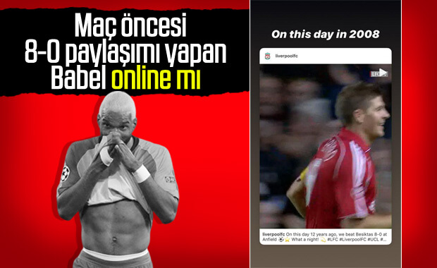 Maç önce 8-0 paylaşımı yapan Babel kayıplarda