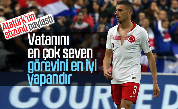 Merih'in maç sonu paylaşımı