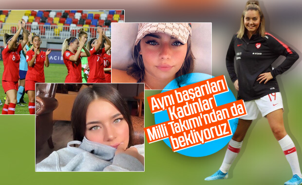 Sosyal medyanın konuştuğu millli futbolcu Aycan Yanaç