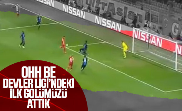 Galatasaray'ın ilk golü Adem'den geldi