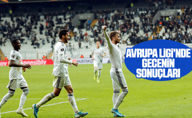 UEFA Avrupa Ligi'nde gecenin sonuçları