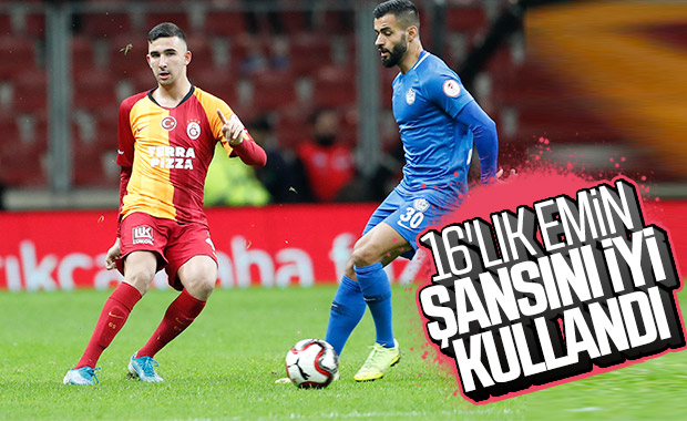 Emin Bayram ilk maçında göz doldurdu