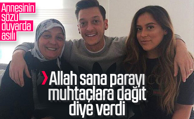 Annesinin Mesut Özil'e nasihatı