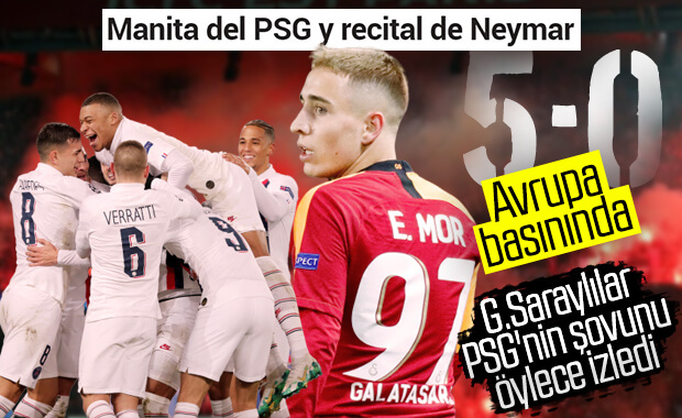 PSG-Galatasaray maçının manşetleri