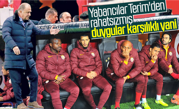 Yabancı futbolcular, Fatih Terim'le anlaşamıyor