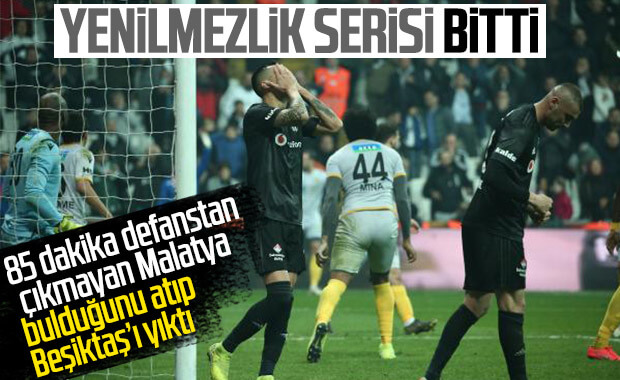 Beşiktaş son dakikalarda kaybetti