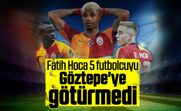 Fatih Terim 5 futbolcuyu kadroya almadı