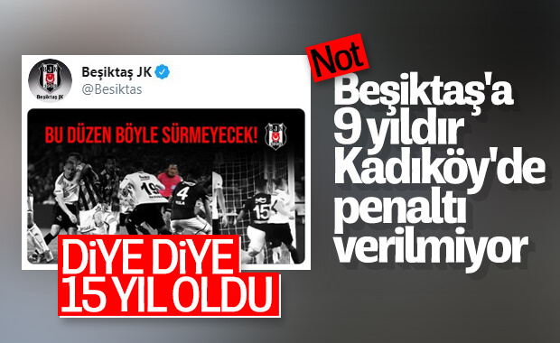 Beşiktaş: Bu düzen böyle sürmeyecek