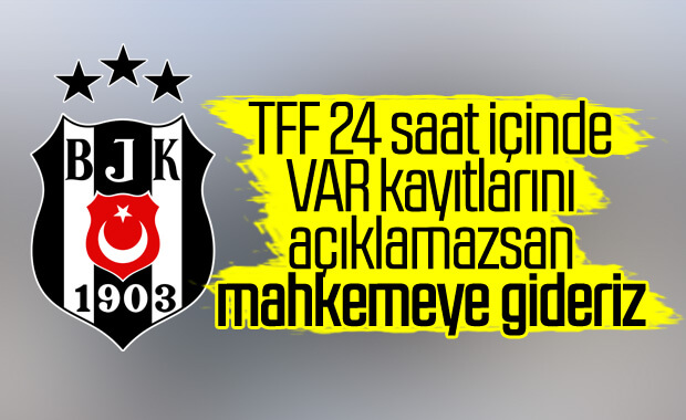 Beşiktaş'tan TFF'ye ek süre