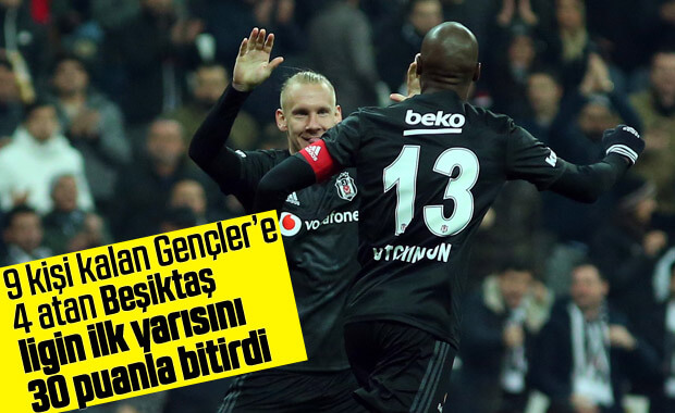 Beşiktaş, Gençlerbirliği'ne 4 attı 
