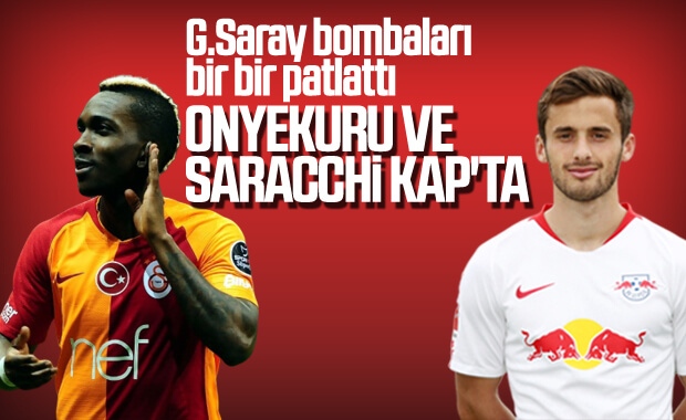 Galatasaray Onyekuru ve Saracchi'yi KAP'a bildirdi
