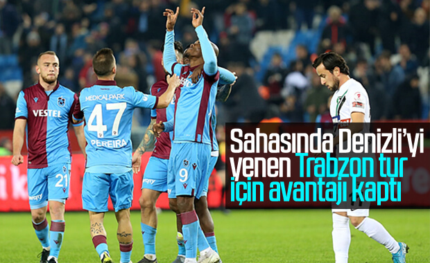 Trabzonspor, Denizlispor'u 2-0 mağlup etti