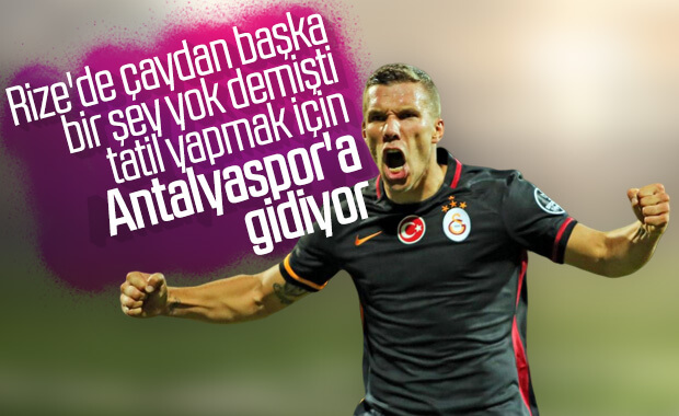 Antalya'da hedef Lukas Podolski