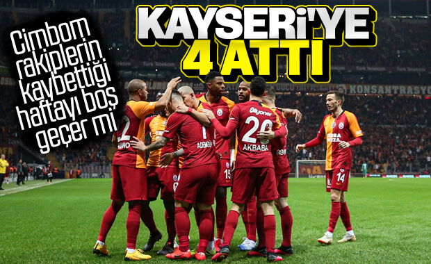 Galatasaray Evinde Rahat Kazandi