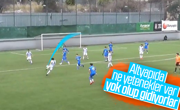 Beşiktaş'ın genç oyuncusundan harika gol