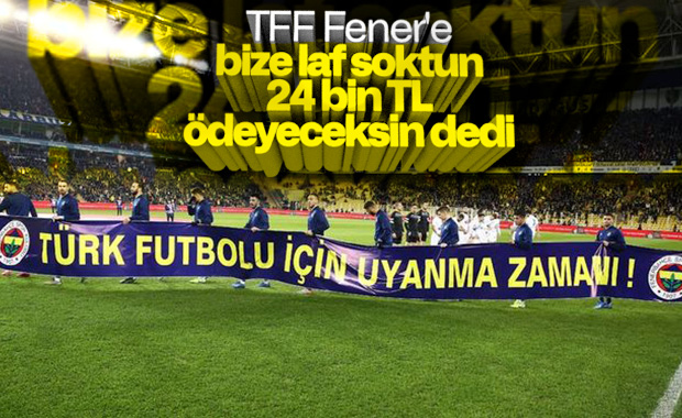PFDK'dan Fenerbahçe'ye pankart cezası